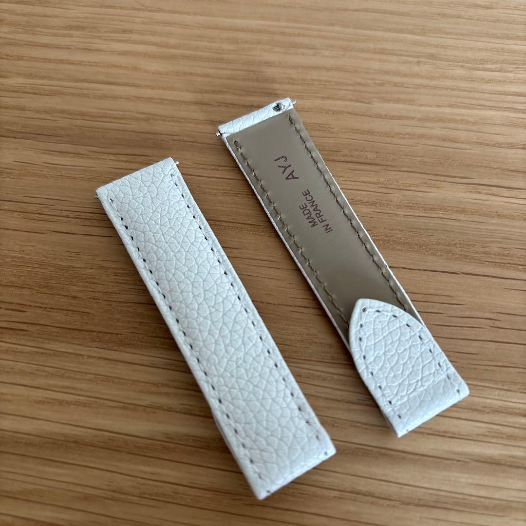 Cartier タンクソロSM ベルト　ホワイト Cartier タンクソロSM ベルト ホワイト Cartier タンクソロSM ベルト