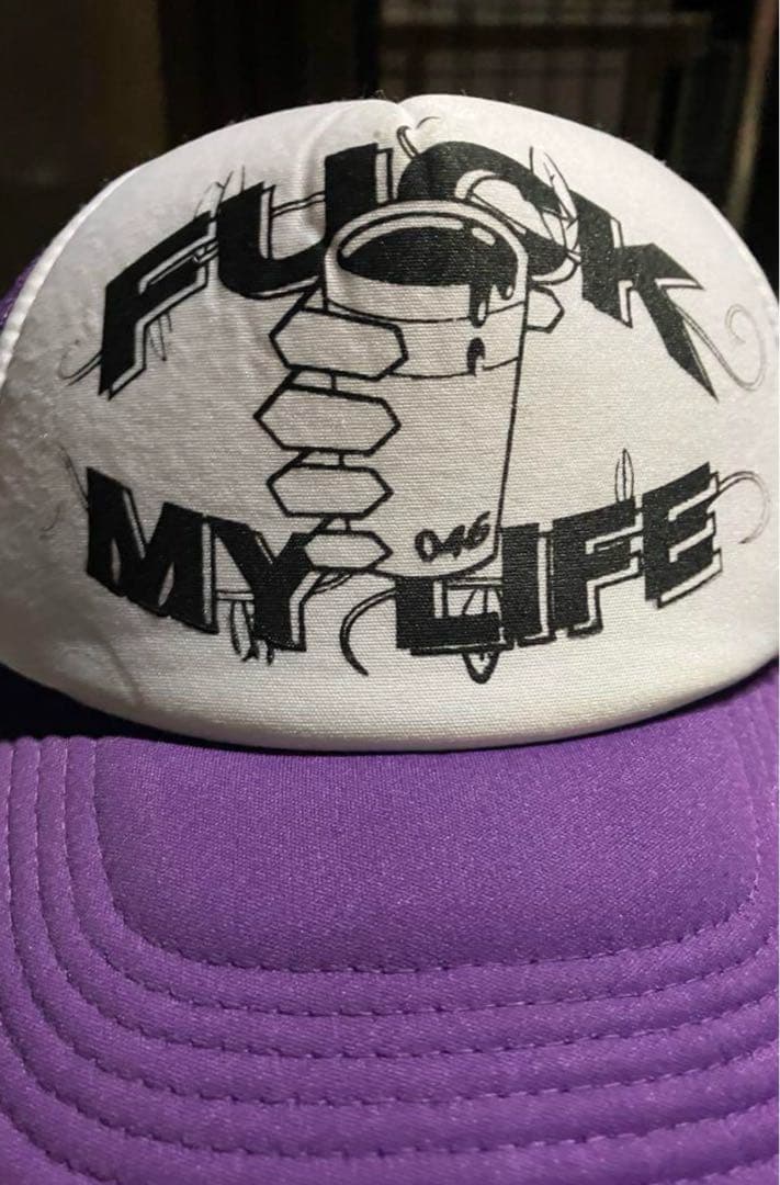 FUCK MY LIFE cap fuck my life flexwitme cap 黒 稀少