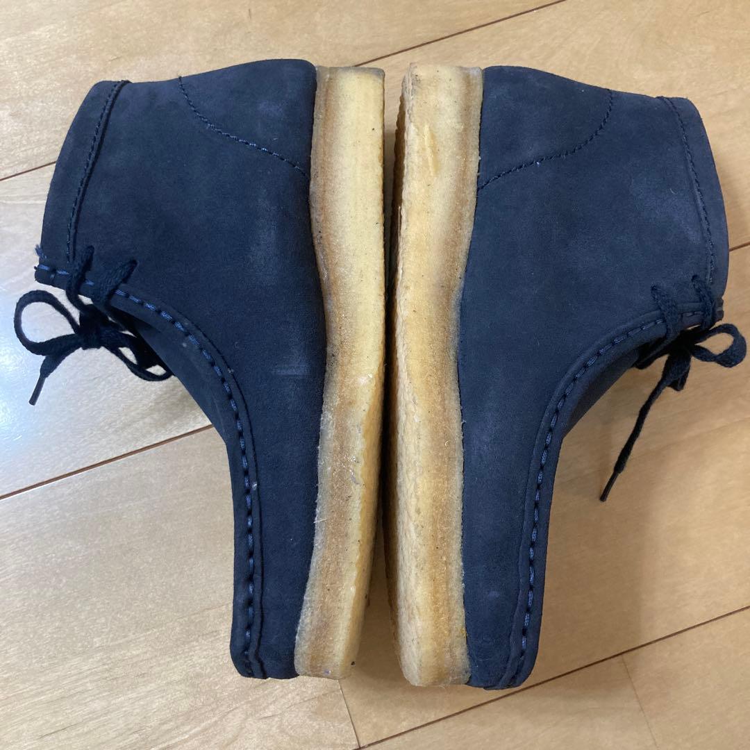 新品未使用　クラークス　ワラビー　スウェードブーツ　24.5〜25.0 箱付き