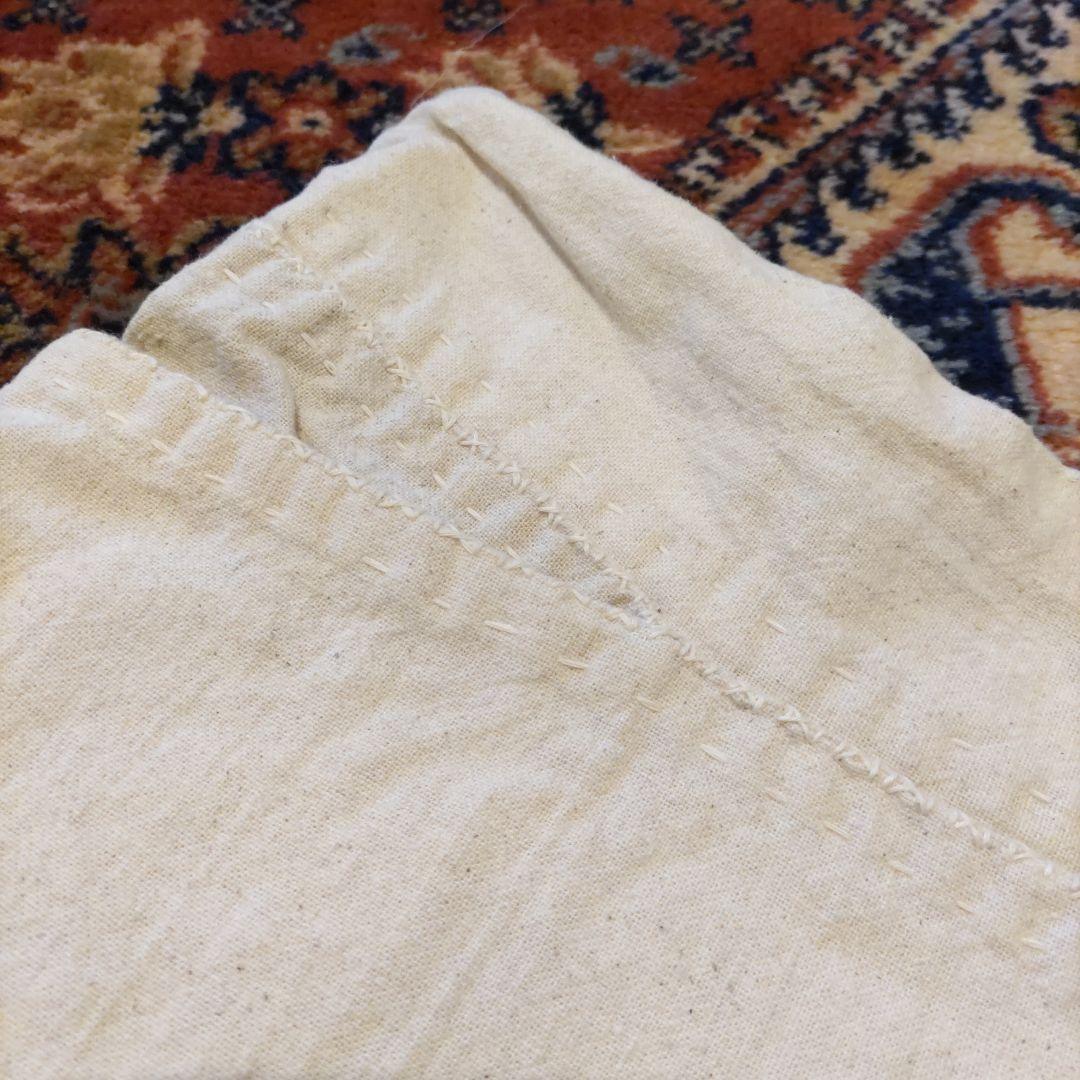 えみおわす　手縫　リスパンツSサイズ　生成　クリーム色 コットン サルエルパンツ